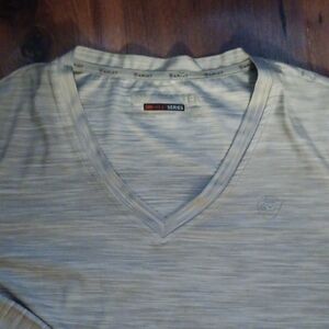 Ariat Men's Beige V-Neck Tee